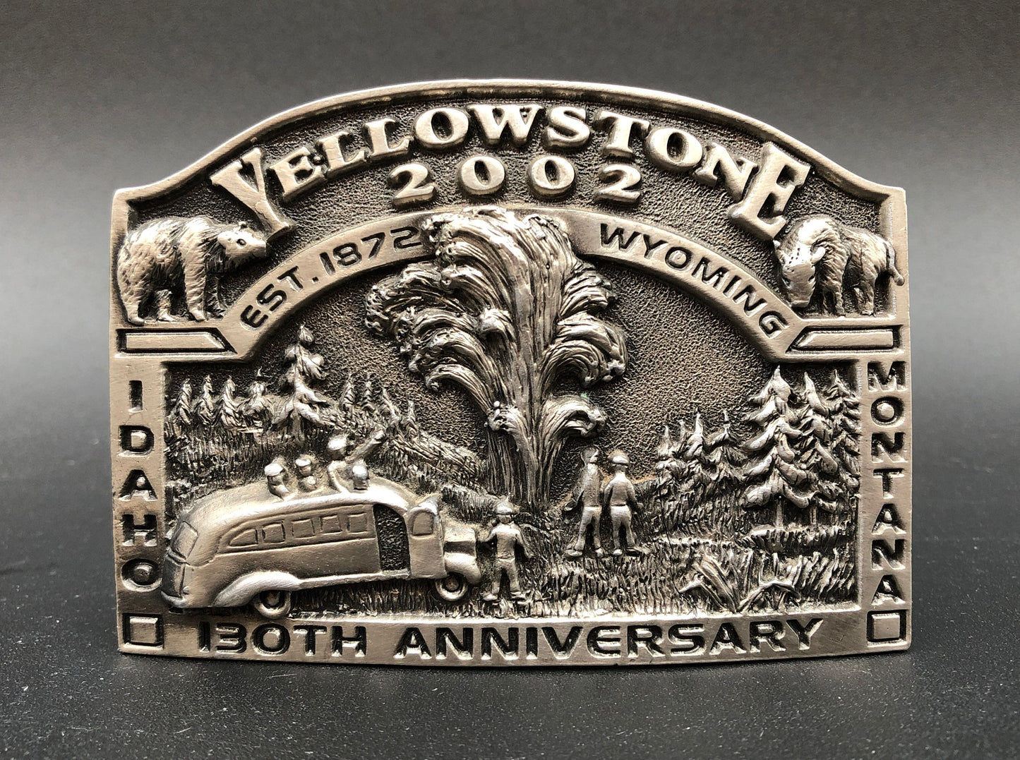 Yellowstone 2002 - 130th Anniversary Limited Edition Belt Buckle - #125/1000