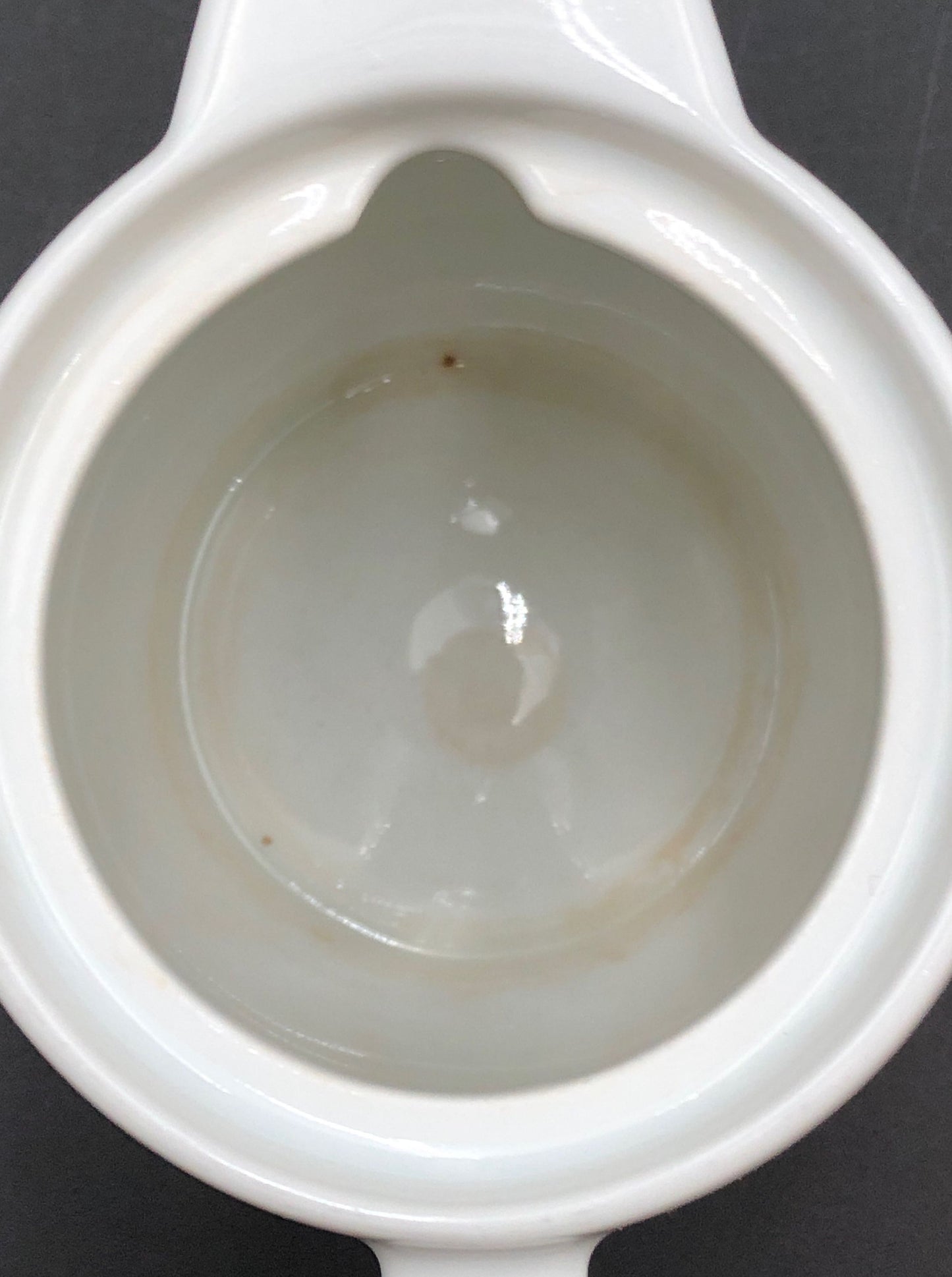 Vintage Melitta White Porcelain Tea / Coffee Pot With No Drip Spout - Germany