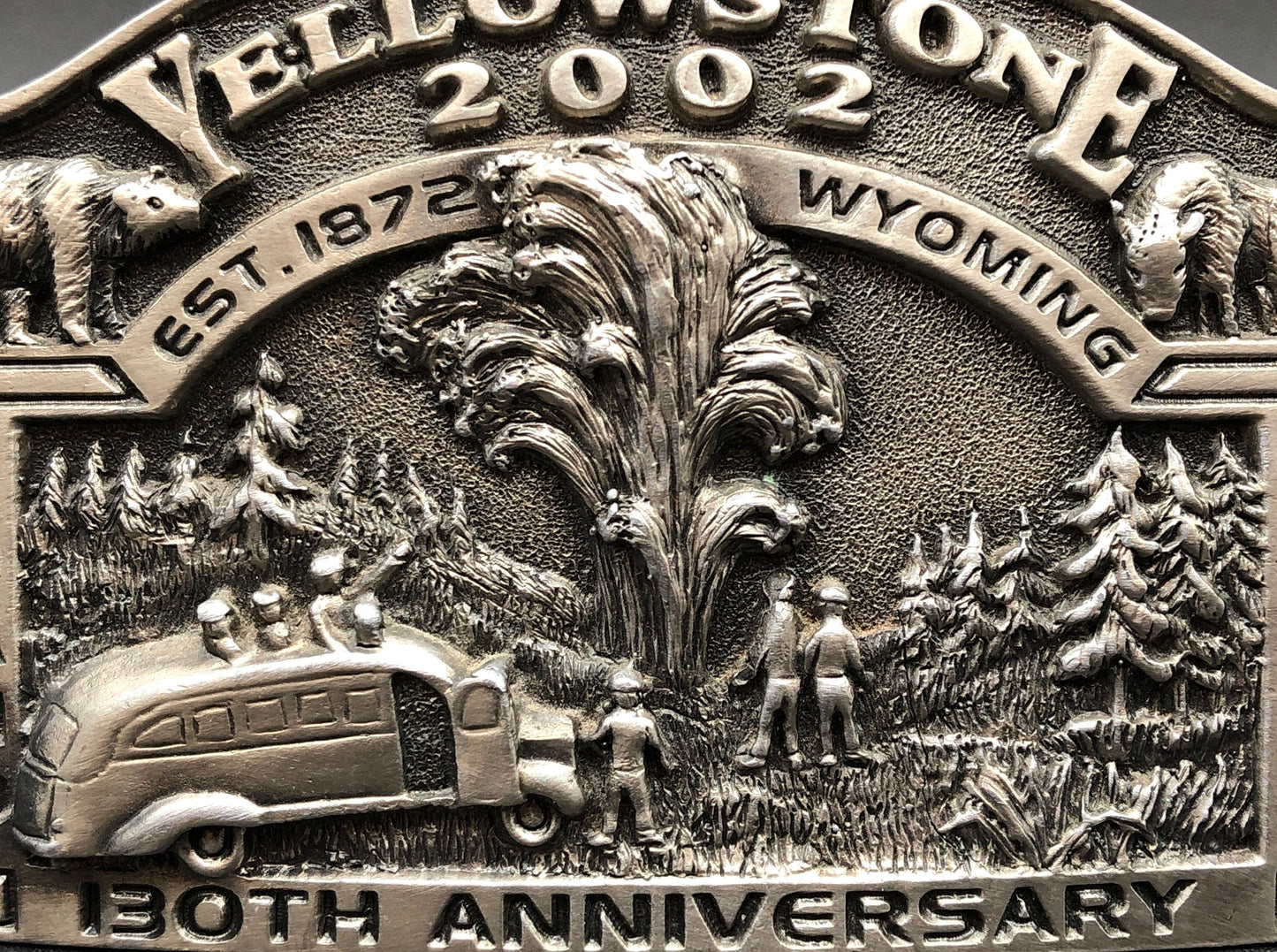 Yellowstone 2002 - 130th Anniversary Limited Edition Belt Buckle - #125/1000