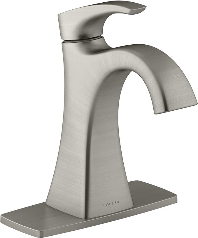 New Kohler Maxton R22475-4D-BN Single-Handle Brushed Nickel Bathroom Faucet (02)