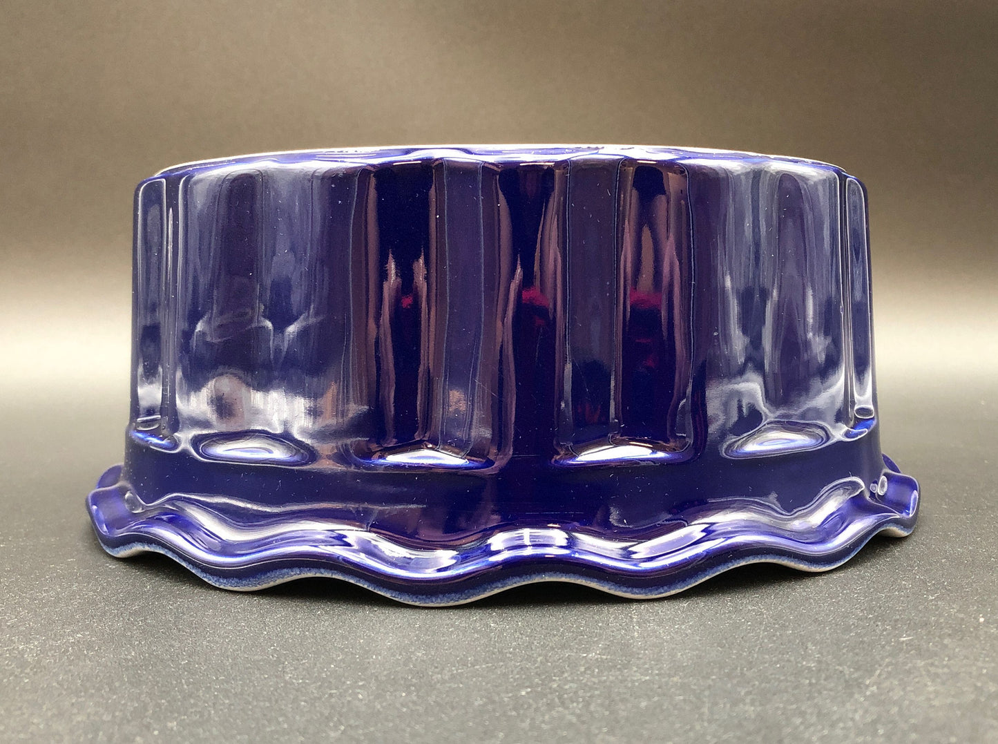 Emile Henry Blue Scalloped Casserole Baking Dish 8.75" - Made In France