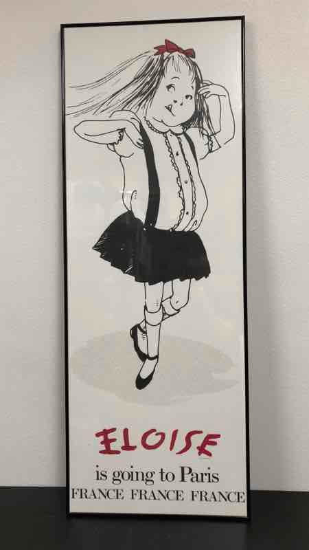 Eloise Is Going To Paris France - Hilary Knight - Kay Thompson - Framed Poster