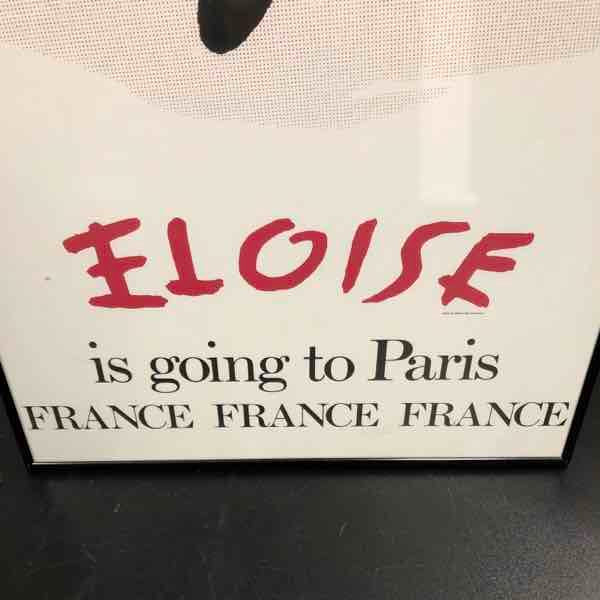 Eloise Is Going To Paris France - Hilary Knight - Kay Thompson - Framed Poster